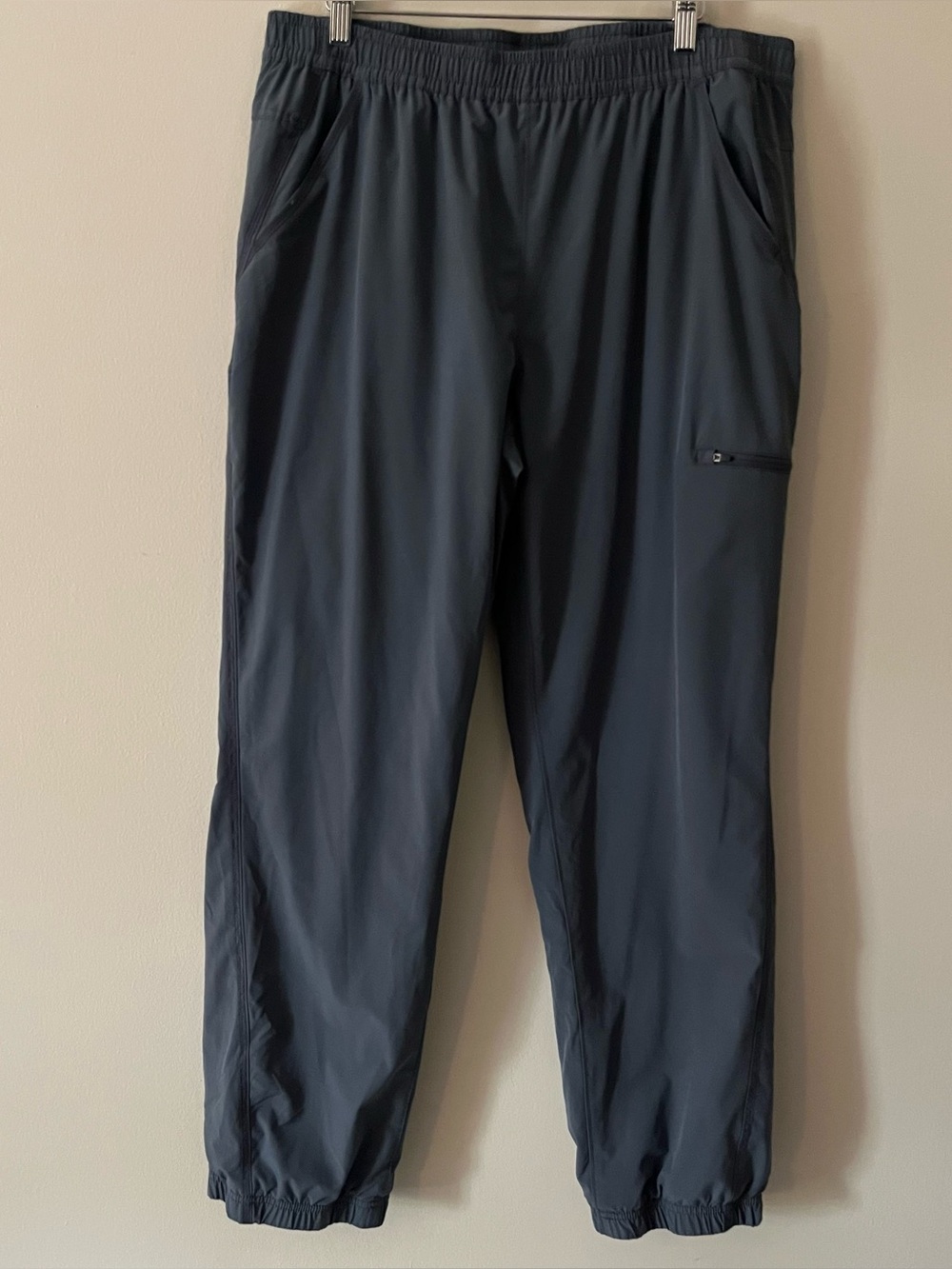 Women’s Eddie Bauer Slate Blue Fleece Lined Active Outdoor Utility Pants 16